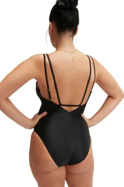 Speedo Womens Shaping Strappy 1 Piece^Dame Badedragter|Badetøj