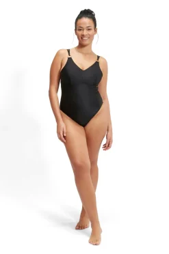 Speedo Womens Shaping Strappy 1 Piece^Dame Badedragter|Badetøj