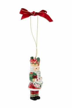 Spode Ornament Nøddeknækker Tartan^ Julepynt