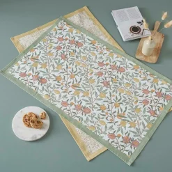 Outlet Viskestykker Morris & Co Fruits & Marigold Sæt med 2 stk. Køkkentekstiler