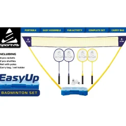 Sportme Badmintonsæt Easy Up^Børn Børnebøger|Autot & Muut Ajoneuvot