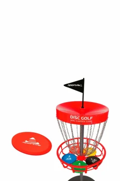 Sportme Discgolf-sæt med kurv^Børn Børnebøger|Autot & Muut Ajoneuvot
