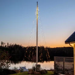 Best Flagstangsbelysning Skinnende varm hvid Udendørsbelysning