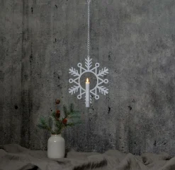 New Indendørsdekoration Flamme Snow. Pendler