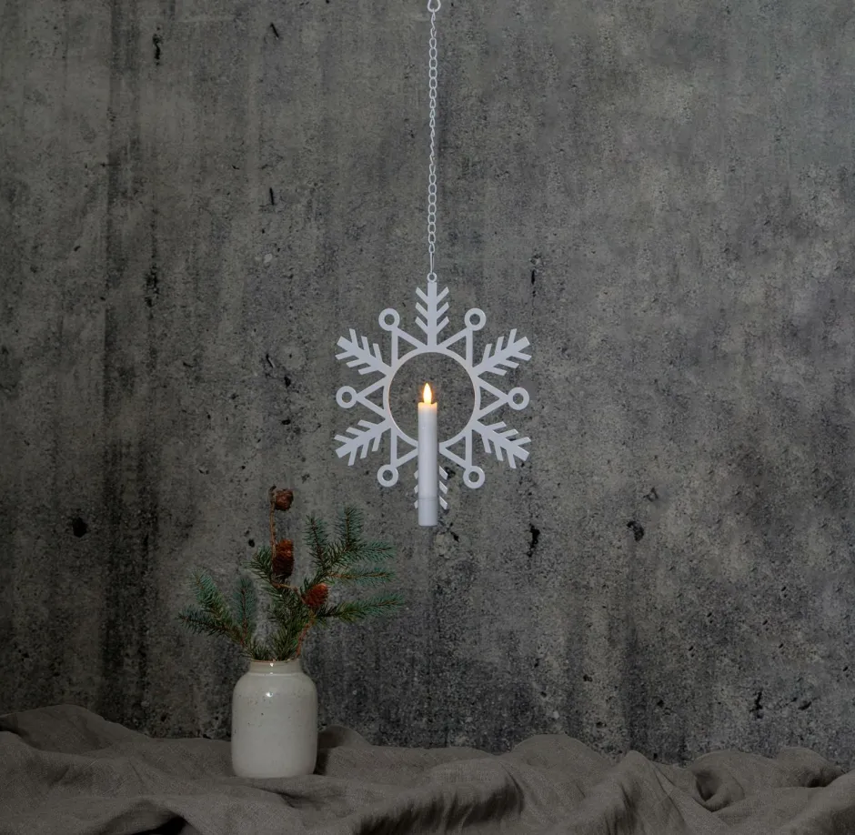 New Indendørsdekoration Flamme Snow. Pendler