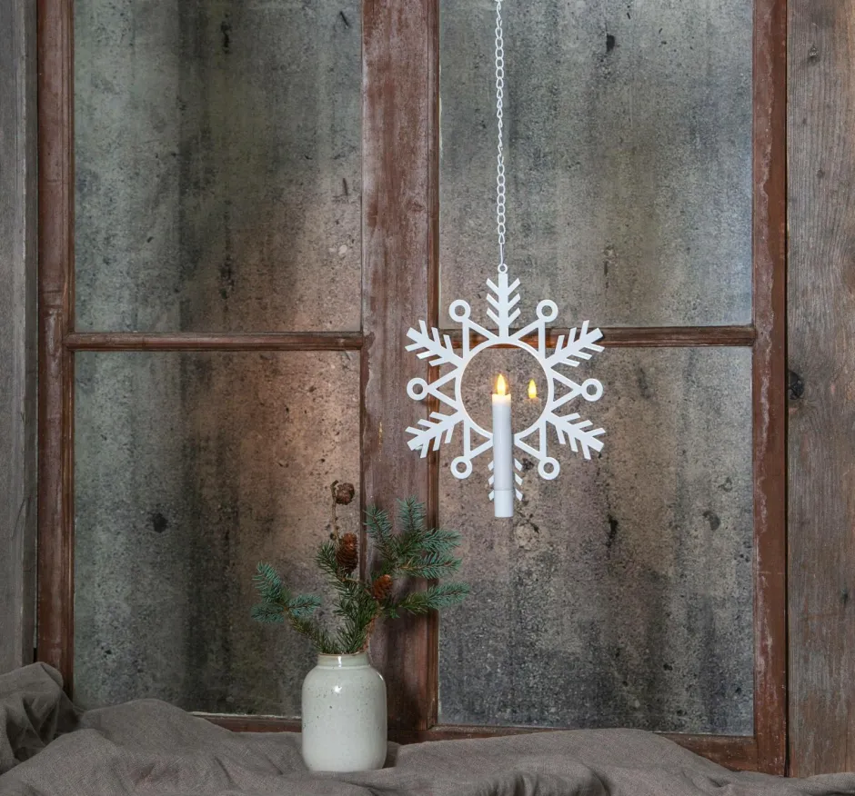 New Indendørsdekoration Flamme Snow. Pendler