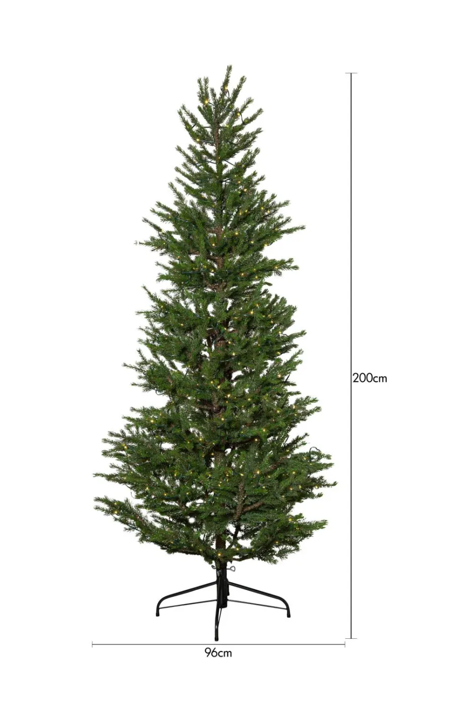 Star Trading Juletræ udendørs Malung, 200 cm^ Udendørsbelysning