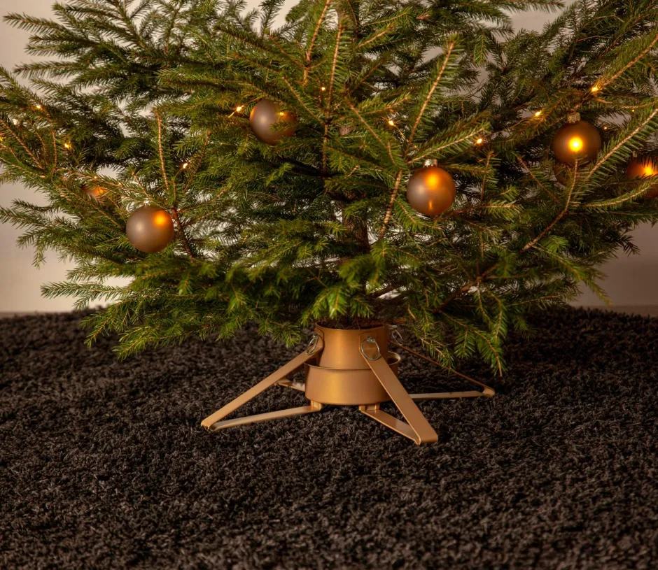 Star Trading Juletræsfod Granig Gold^ Julepynt