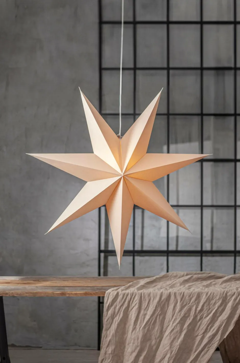 Star Trading Paperstjerne almindelig 90 cm^ Julebelysning