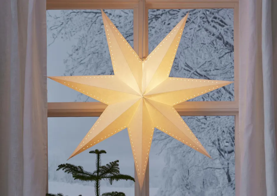 Star Trading Paperstar Mika 90cm^ Julebelysning
