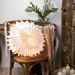 New Paperstjerne krystal 50 cm Julepynt|Julebelysning