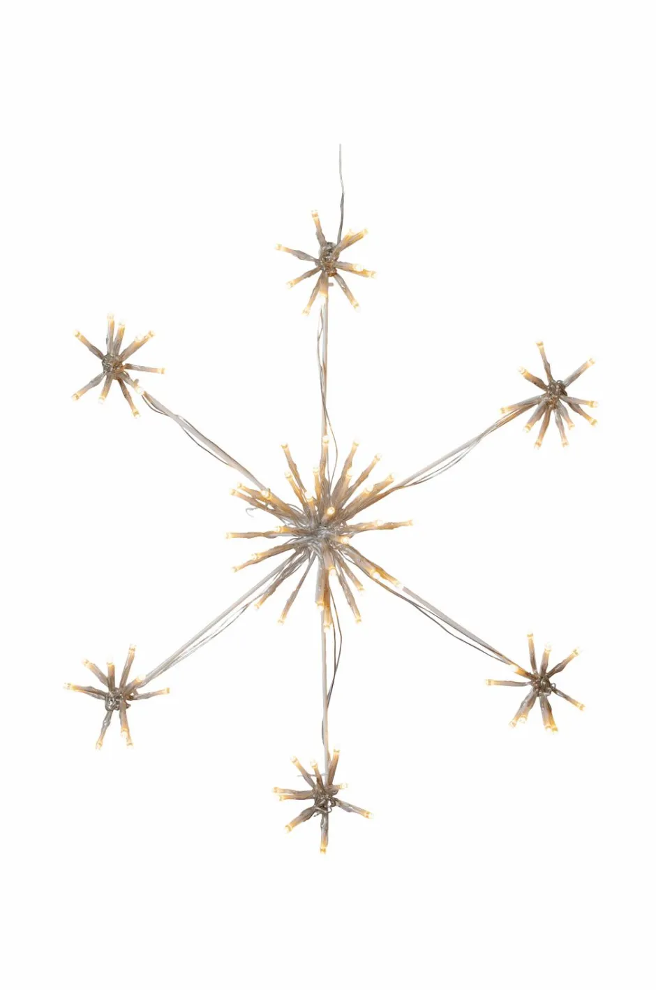 Clearance Siluet Flower Snowflake 50cm Lyskæder