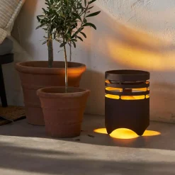 Star Trading Solcelle lanterne marron 25cm^ Udendørsbelysning
