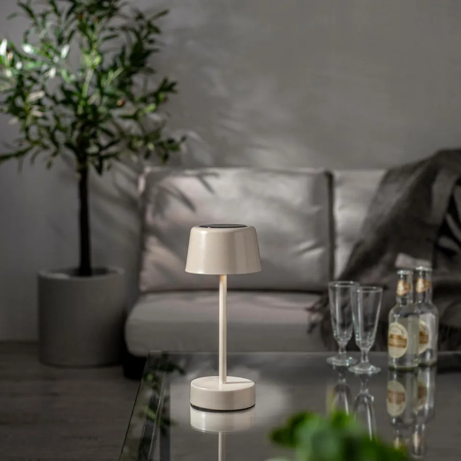 Online Solcellebordlampe Solei Udendørsbelysning