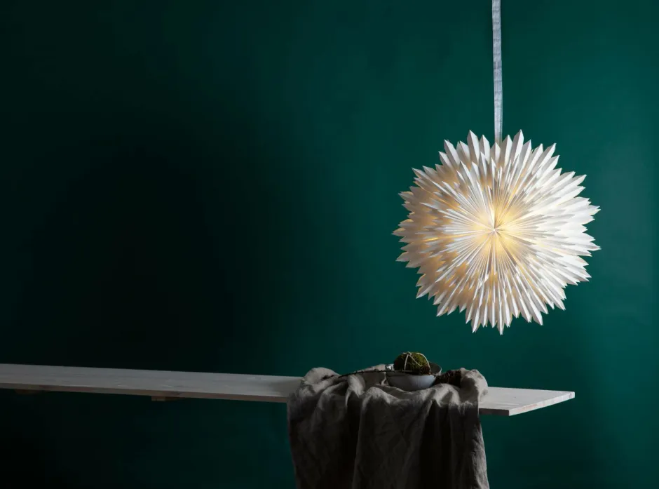 Star Trading Stjerne Ice 70cm^ Julepynt|Julebelysning