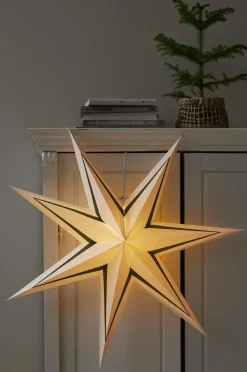 Star Trading Stjerne Stribe 80cm^ Julebelysning
