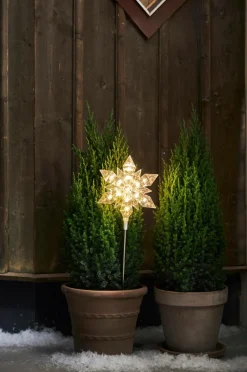 Star Trading Udendørdekoration Flocke højde 48 cm^ Udendørsbelysning