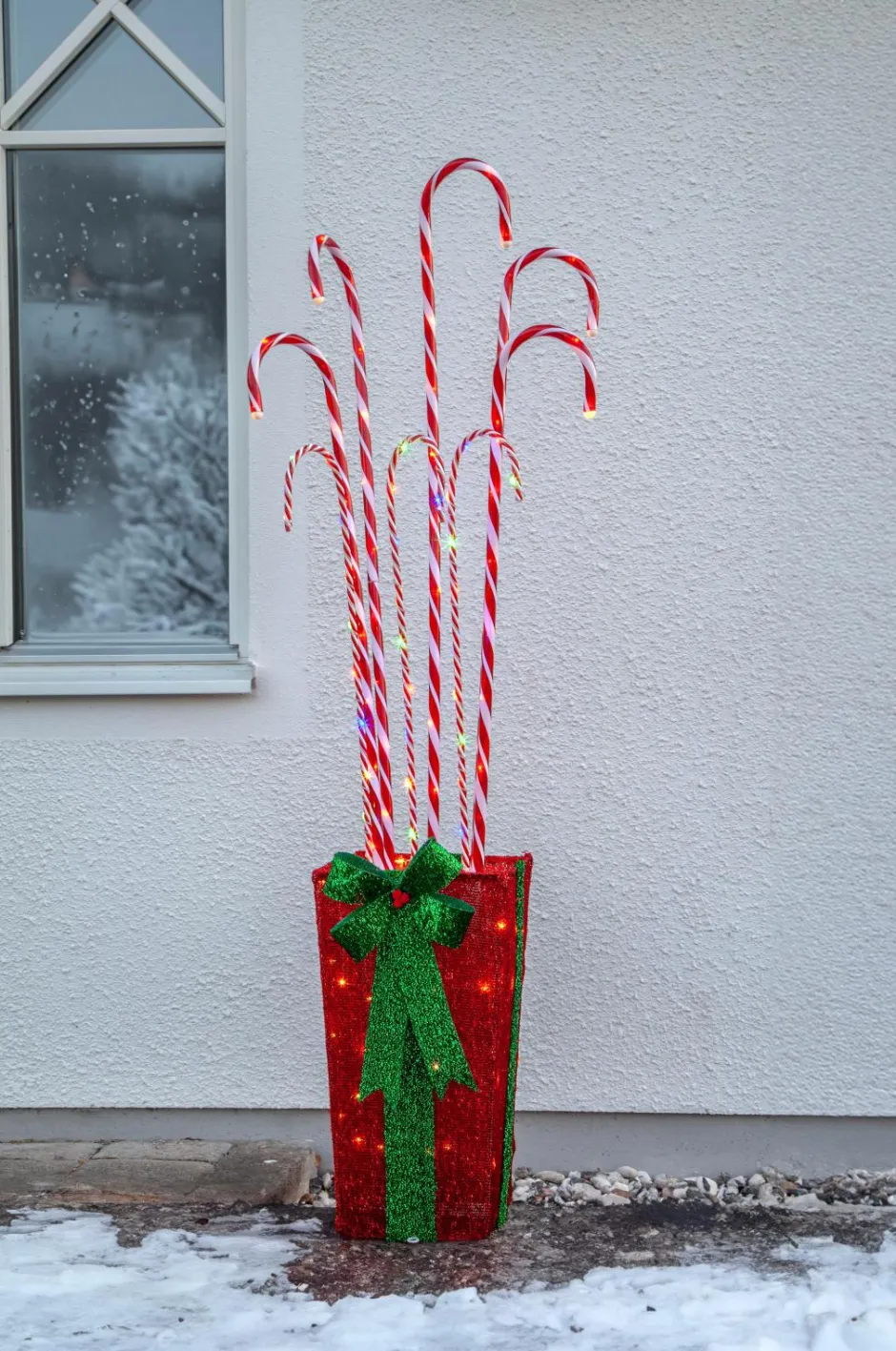 Best Udendørs dekoration CandyCane Udendørsbelysning