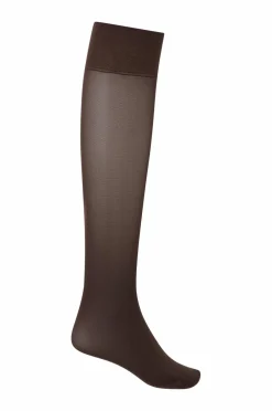 Swedish Stockings Knæstrømper Franka Check & Solid 2-pak^Dame Strømper