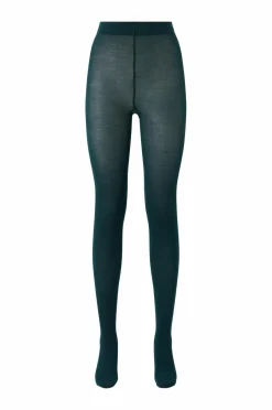 Outlet Strømpebukser Ylva Fishbone Wool Tights Dame Strømpebukser