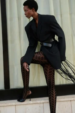 Swedish Stockings Strømpebukser Meja Net Tights^Dame Strømpebukser
