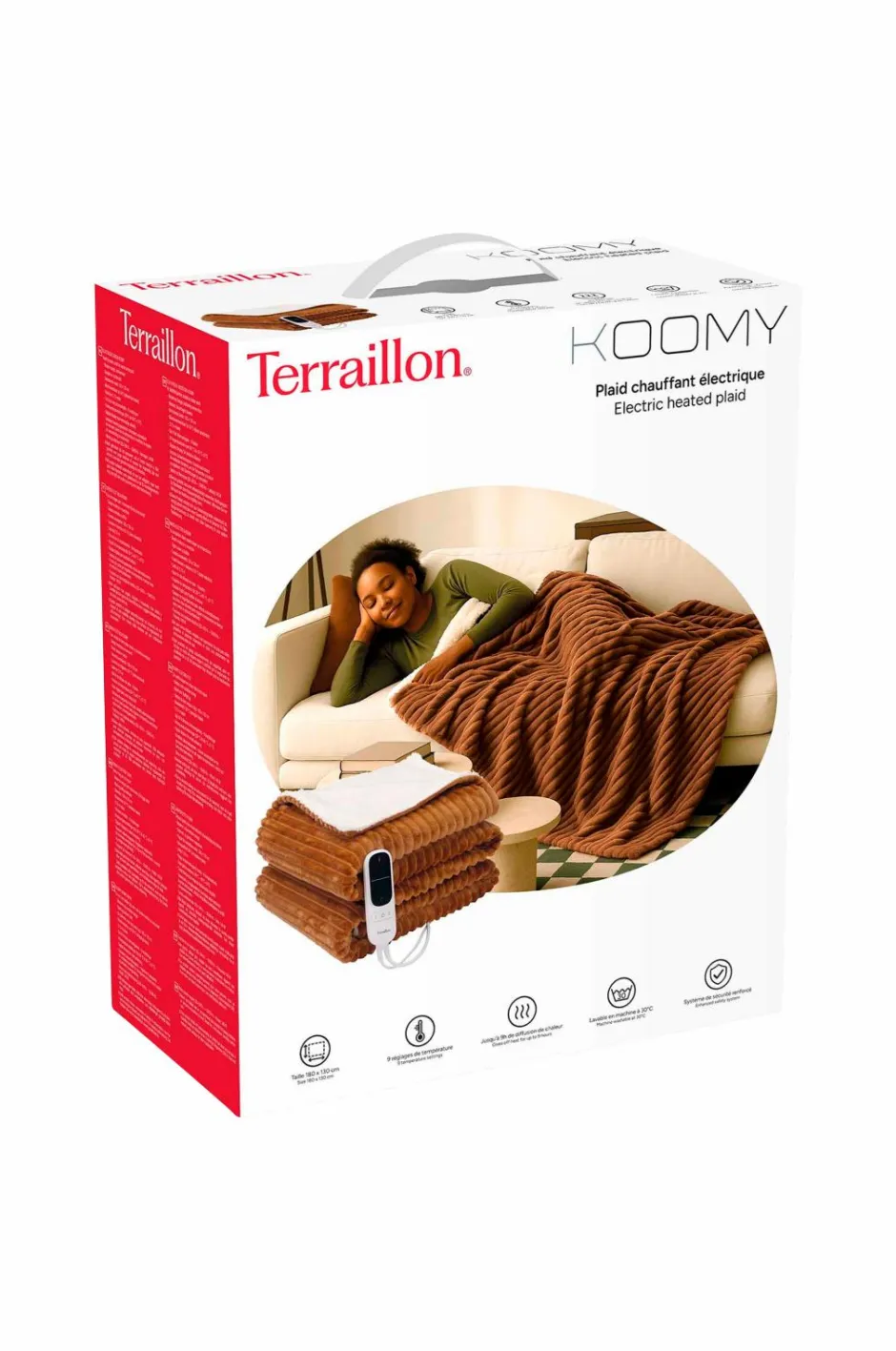 New Varmetæppe Koomy 180x130cm 140w Personlig Pleje