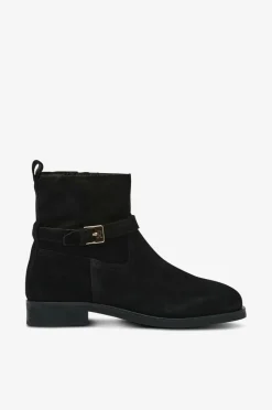 Tommy Hilfiger Boots TH Buckle Riding Suede Bootie^Dame Boots & Snørestøvler