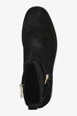 Tommy Hilfiger Boots TH Buckle Riding Suede Bootie^Dame Boots & Snørestøvler