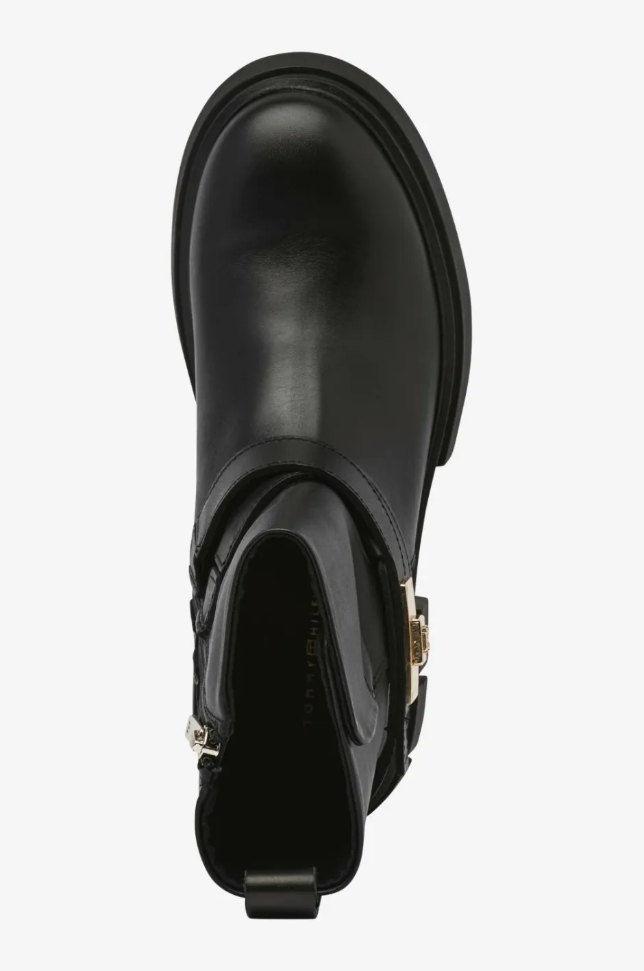 Tommy Hilfiger Boots Biker Leather^Dame Boots & Snørestøvler