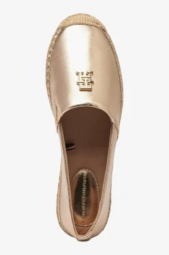 Tommy Hilfiger Espadrillos TH Logo Metallic Leather Espad^Dame Espadriller
