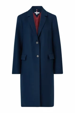 Tommy Hilfiger Frakke Crv Classic SB Wool Reg^Dame Jakker & Frakker