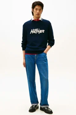 Tommy Hilfiger Pullover Seasonal Graphic Cotton Cneck^ Trøjer