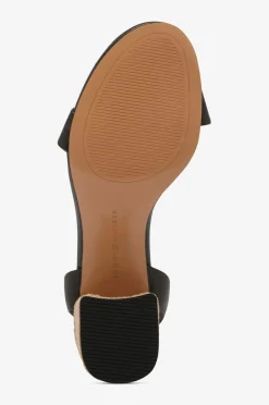 Tommy Hilfiger Sandaler med hæl Leather Ankle Strap Espad Sandal^Dame Højhælede Sko|Sandaler & Sandaler Med Hæl