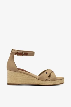 Clearance Sandal med hæl Mid Wedge Espad Dame Højhælede Sko|Sandaler & Sandaler Med Hæl