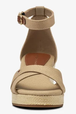 Clearance Sandal med hæl Mid Wedge Espad Dame Højhælede Sko|Sandaler & Sandaler Med Hæl