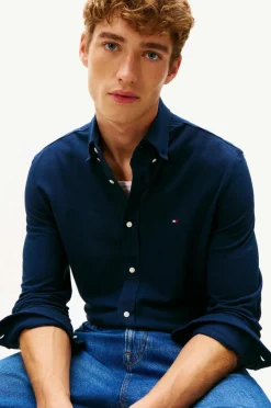 Tommy Hilfiger Skjorte Knit Pique Featherweight^ Skjorter