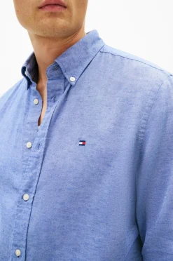 New Skjorte Brushed Linen Twill RF Shirt Skjorter