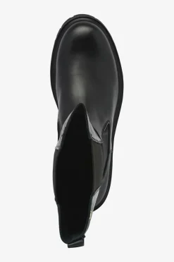 Tommy Hilfiger Støvler TH Lthr Cleated Long Boot^Dame Støvler