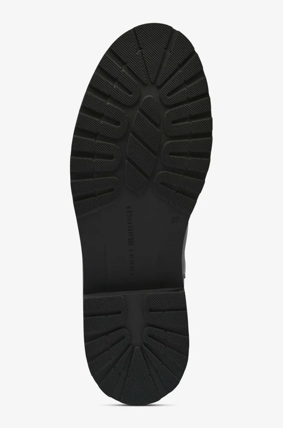 Tommy Hilfiger Støvler TH Lthr Cleated Long Boot^Dame Støvler