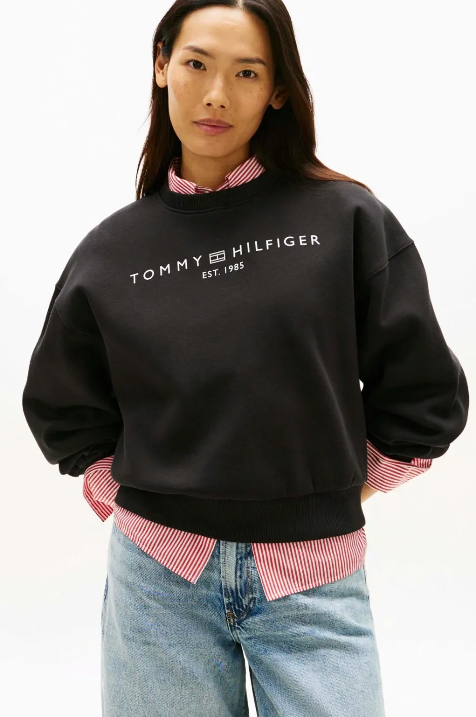 Tommy Hilfiger Sweatshirt Corp Logo Mdrn^Dame Sweatshirts & Hoodies