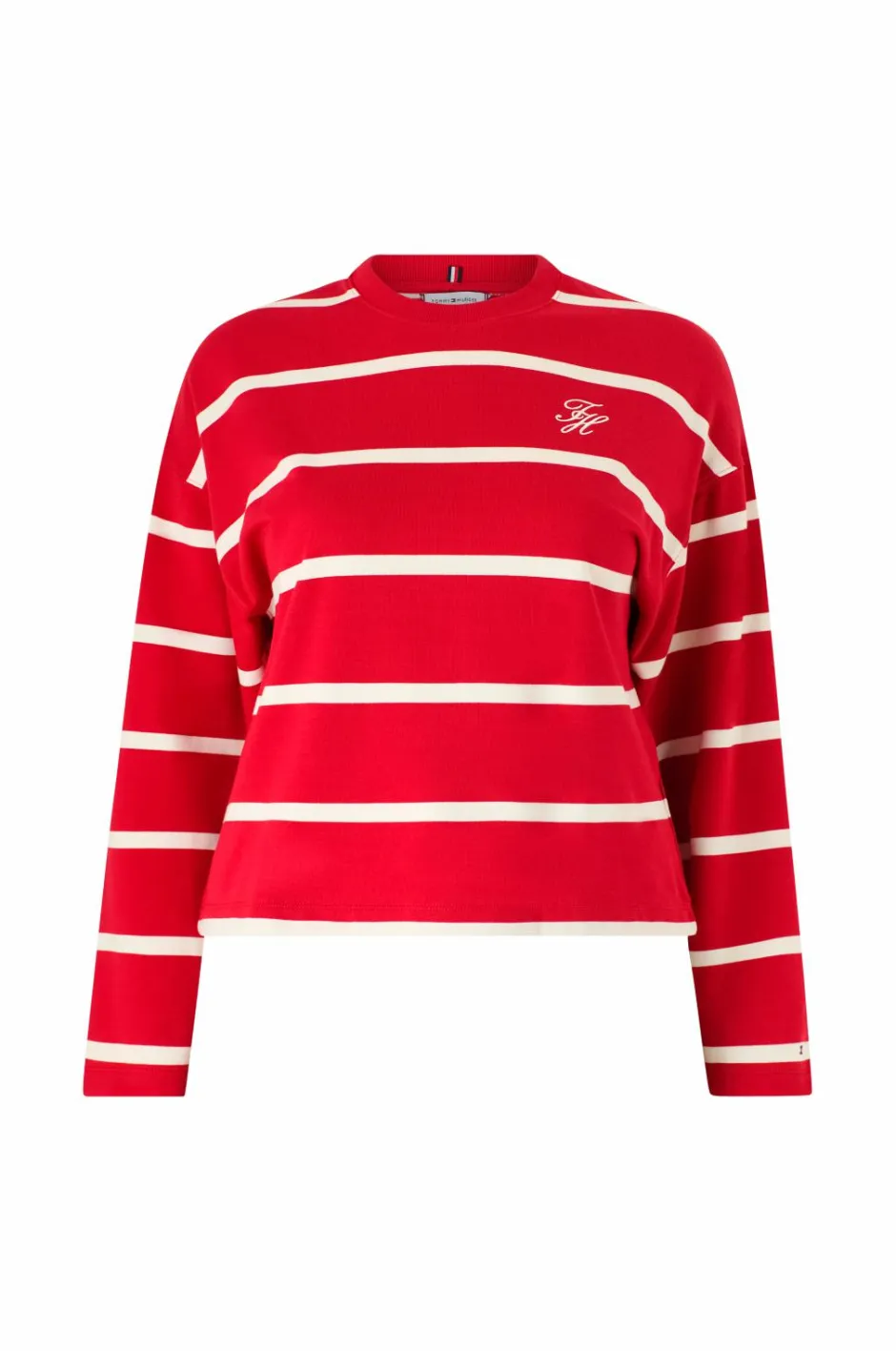 Tommy Hilfiger Curve Sweatshirt Crv TH Script Mdrn Terry Swtshrt^Dame Sweatshirts & Hoodies