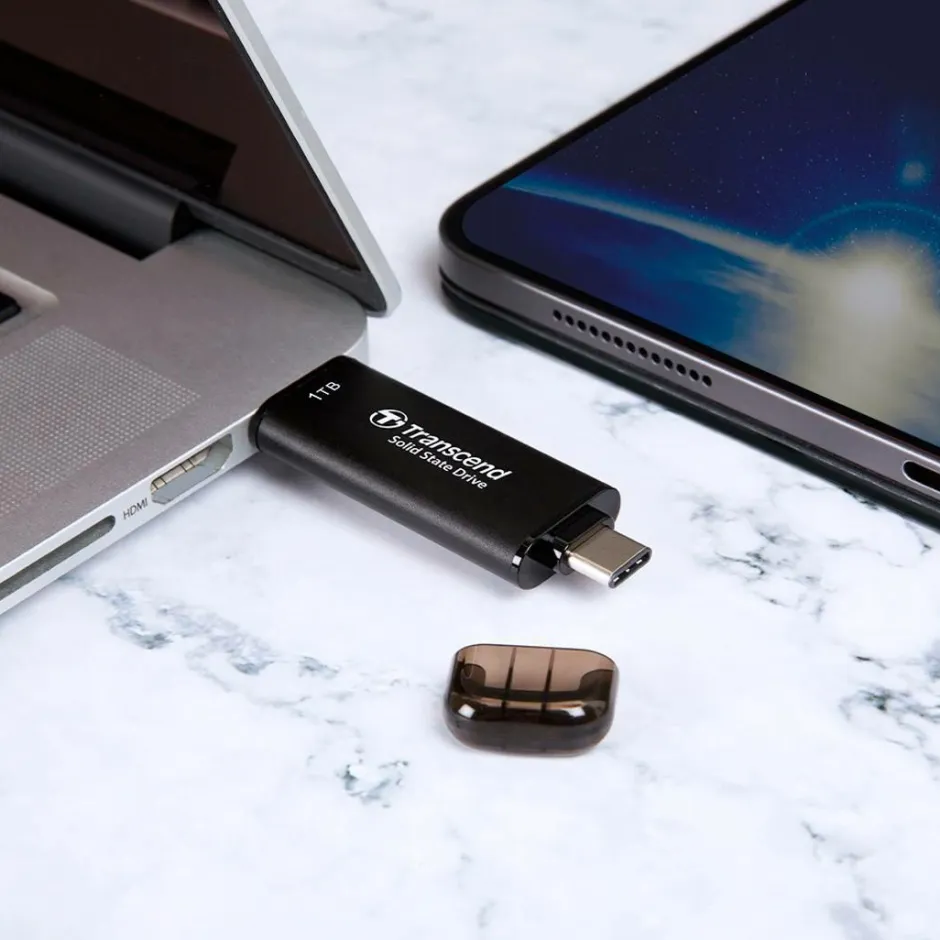 Clearance SSD Bærbar ESD310C - 1TB Computertilbehør