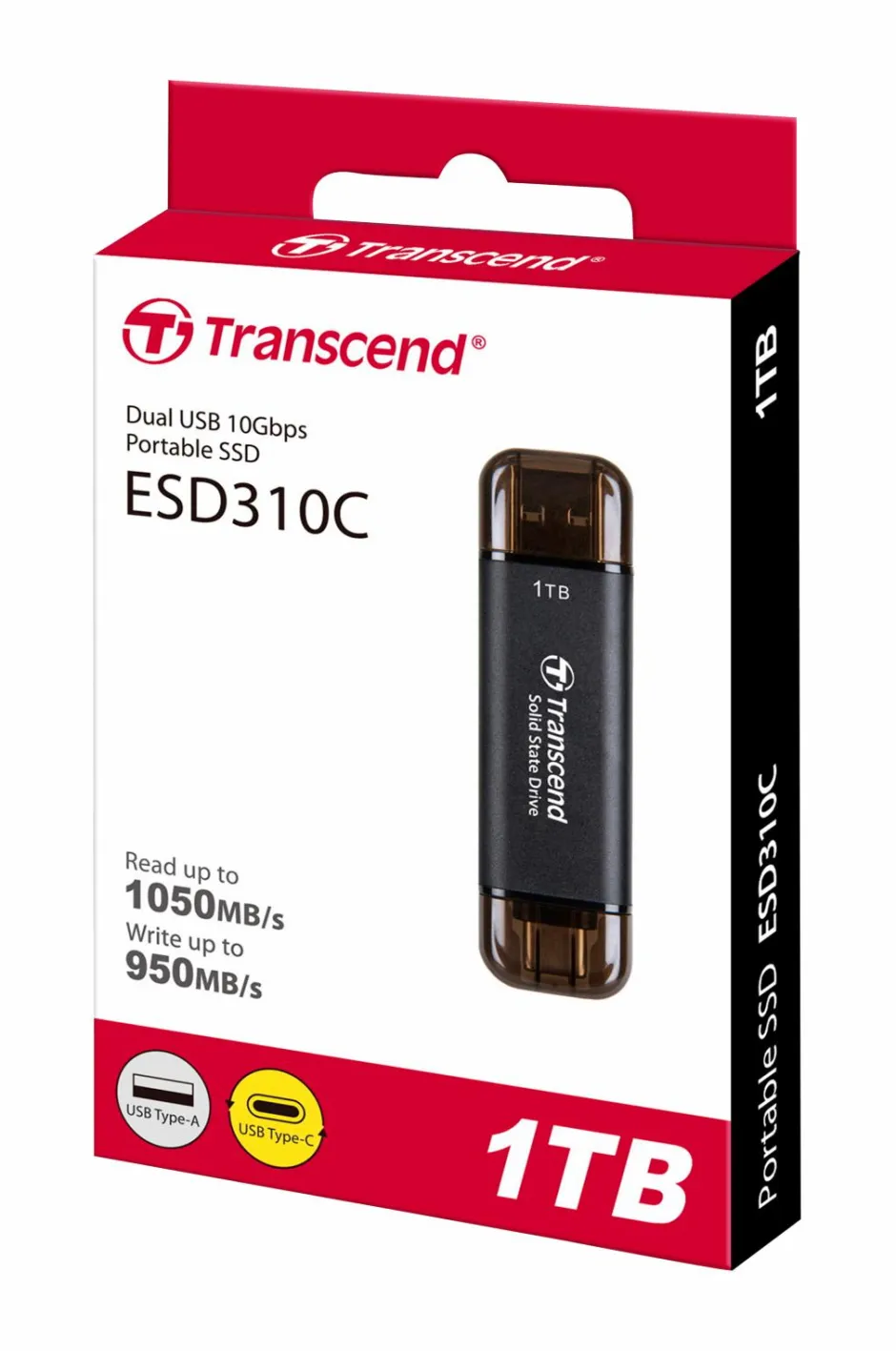 Clearance SSD Bærbar ESD310C - 1TB Computertilbehør