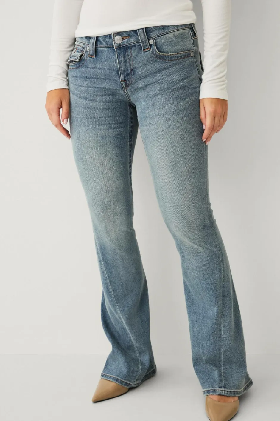 True Religion Jeans Joey Low Rise Flare^Dame Jeans