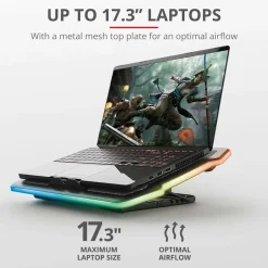 Trust GXT 1126 Aura Laptop Cooling Stand^ Tasker
