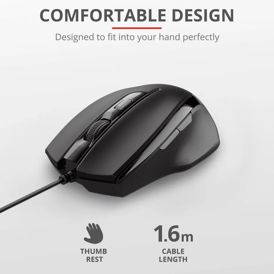 Trust Voca Comfort mouse^ Computertilbehør