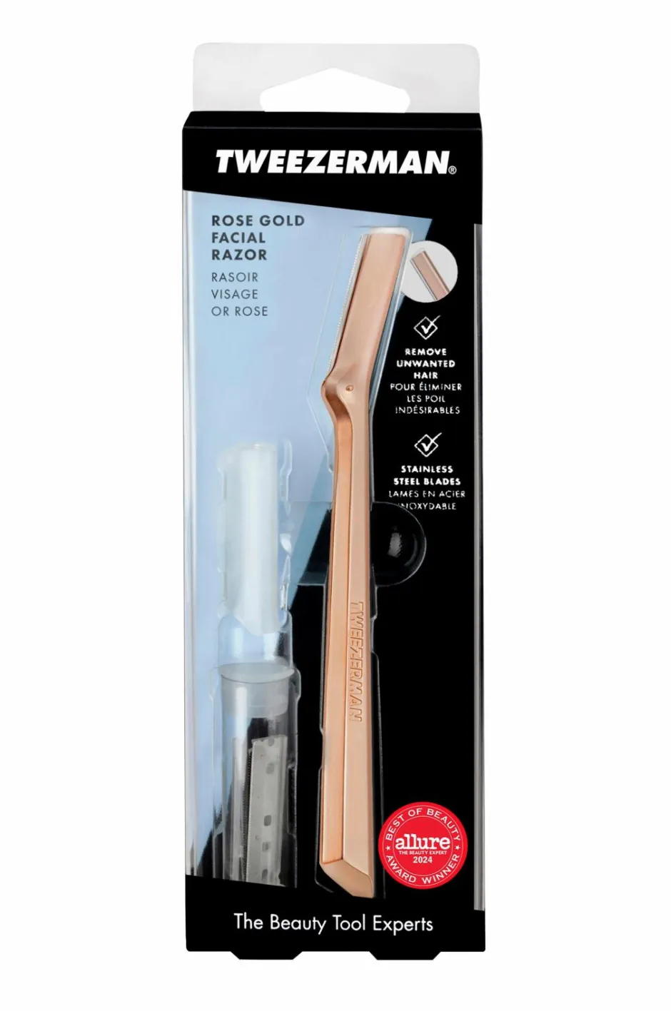 New Facial Razor Rose Gold Hårfjerning