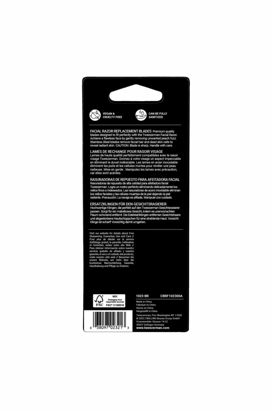 Tweezerman Facial Razor Replacement Blades Retail^ Hårfjerning