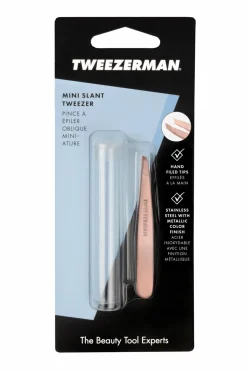 Sale Mini Slant Tweezer Rose Gold Makeup-Tilbehør