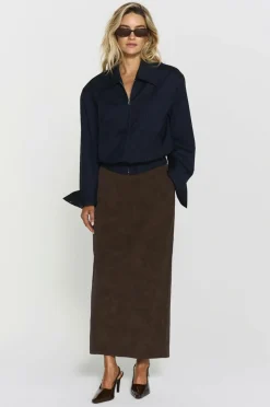 Twist & Tango Nederdel Yara Faux Suede^Dame Nederdele